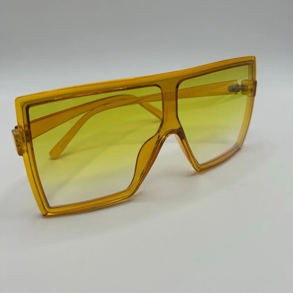 Women’s Yellow Shield Sunglasses